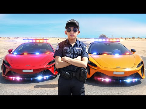 Officers Jason and Alex in Twin McLaren Adventure about Honesty