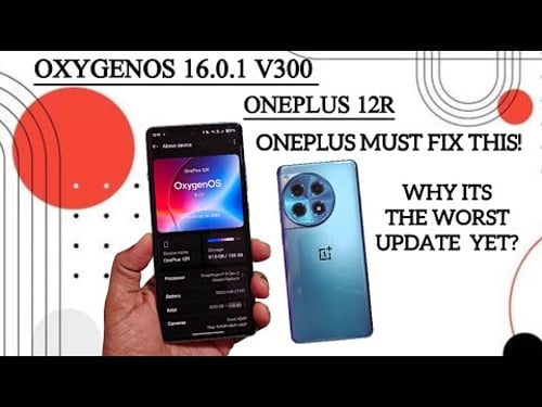 OnePlus 12R OxygenOS 16 update battery Life & performance