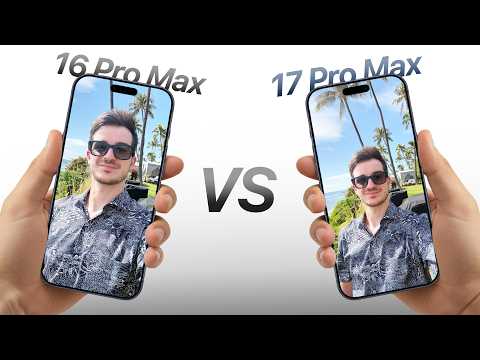 iPhone 17 Pro Max vs iPhone 16 Pro Max - Camera Review!