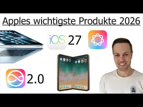 Die wichtigsten Apple Produkte 2026 | Vorschau