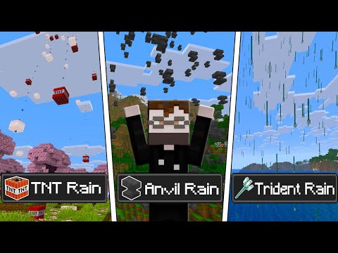 Minecraft But every 5 Minutes the RAIN will Change...