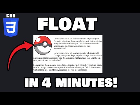 Learn CSS float in 4 minutes! 🎈