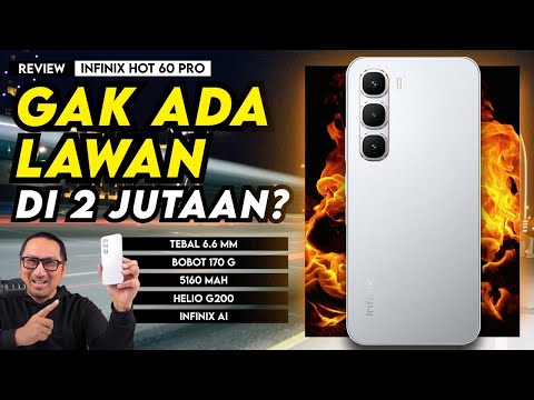 2 JUTAAN! Tipis, Ringan, Kencang, & Banyak Fitur! | Review Infinix Hot 60 Pro