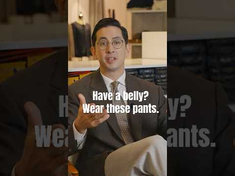 Got a Belly? Look Slimmer by Doing This... #mensfashion #menswear