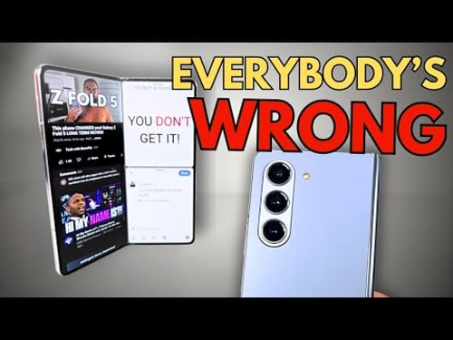 EVERYBODY is WRONG about the Z Fold 5 - LONG term review!