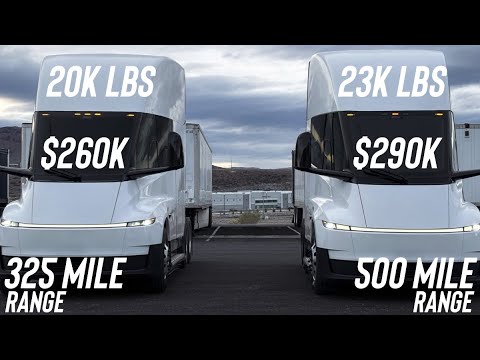 Tesla Semi Weight & Pricing REVEALED
