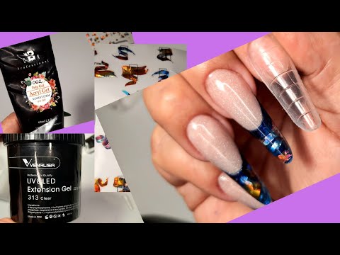 *423*ОТ и ДО.Арочный Миндаль.Выкладной Френч.ЛАЙФХАК от меня/from .. Arched folding jacket.