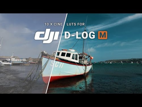 LUTS for DJI Pocket 3 D-LOG M - Easy! (2025)