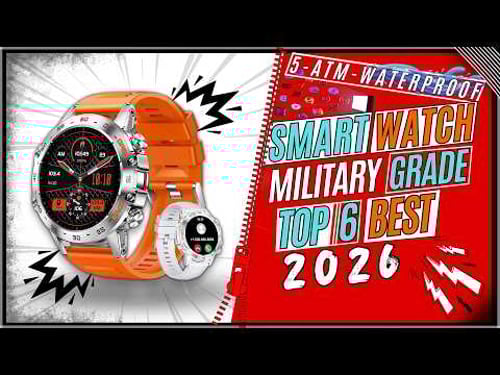 Top 6 best military smart watch only for men 2025 - Rugged smartwatch 2025