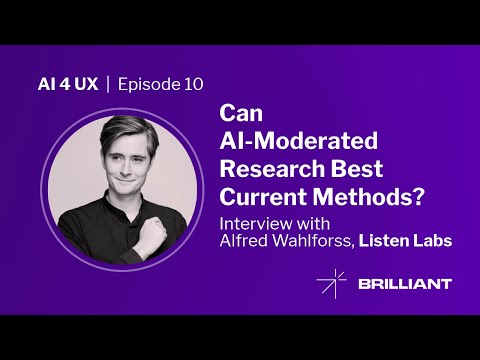 Can AI-moderated research best current methods? | Interview with Alfred Wahlforss, Listen Labs