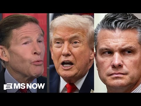 'A war of whim and impulse': Sen. Blumenthal reacts to Secy. Hegseth's Friday briefing