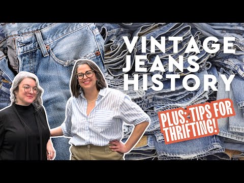 Vintage Jeans History (Plus Jeans Thrifting Tips!) at the Grand Costumier