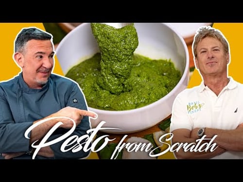 How to Make PESTO from Scratch | Feat. Basil Bob