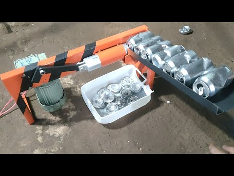 Chế máy ép vỏ lon đơn giản hiệu quả tại nhà