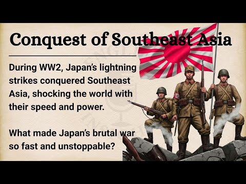 🇯🇵 Pacific: How Japan Conquered Southeast Asia | Learn English Through Story Level 2 | Graded Reader