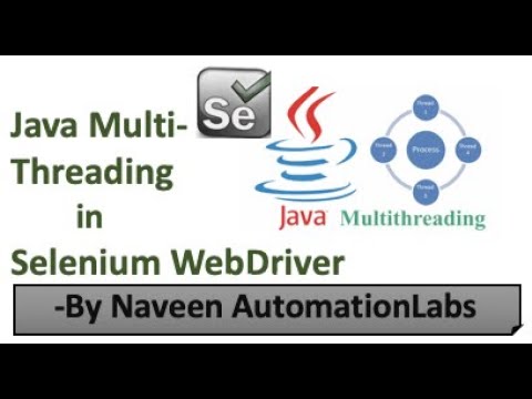Java Multithreading Concept in Selenium WebDriver (No TestNG) || Run it from Maven - Jenkins