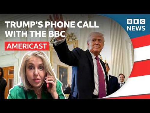 "Donald Trump butt-dialled me" | BBC Americast