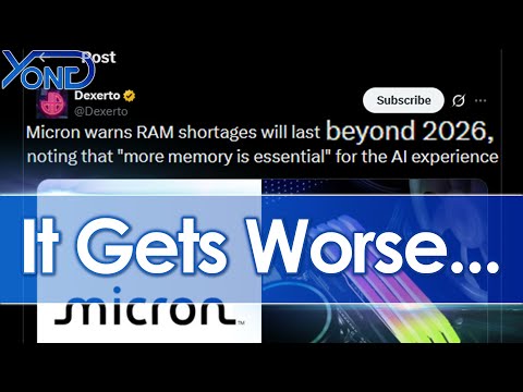 DRAM Shortage & Gaming Inflation To Last Beyond 2026 Thanks To AI Greed...