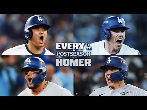 ALL POSTSEASON HOME RUNS hit by the 2025 World Series Champion Dodgers! (Ft. Shohei, Freddie & MORE)