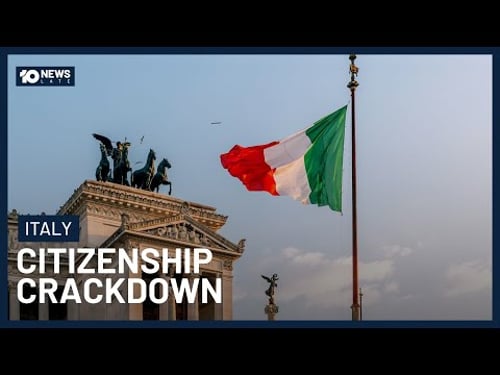 Italy’s New Citizenship Laws Spark Outrage | 10 News