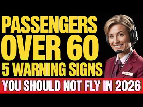 5 Warning Signs You Should NOT Fly in 2026 — Especially If You’re Over 60!