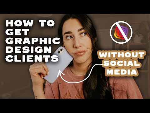 How to Get Graphic Design Clients WITHOUT Social Media | Freelance Design Tips