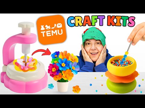 I Test 3 wEiRd Craft Kits From Temu