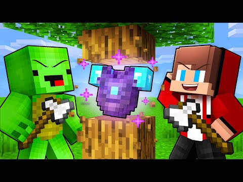 Mikey and JJ Can Mine OP Items in Minecraft (Maizen)