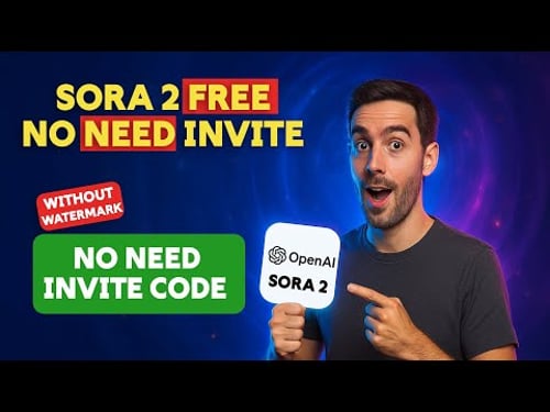 How to Use SORA 2 For FREE & UNLIMITED (No Invite Code Needed)