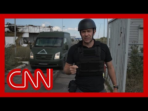 ‘Completely undefended’: Nick Paton Walsh reports from Russian border point