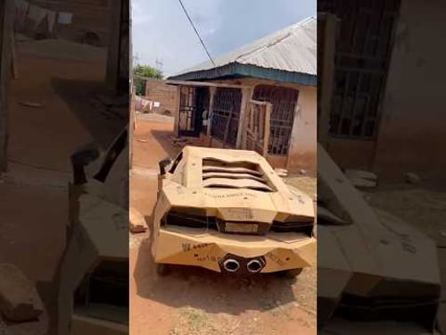 CARDBOARD LAMBORGHINI