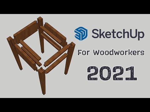How To Make Joints in SketchUp 2021 | Woodworkers