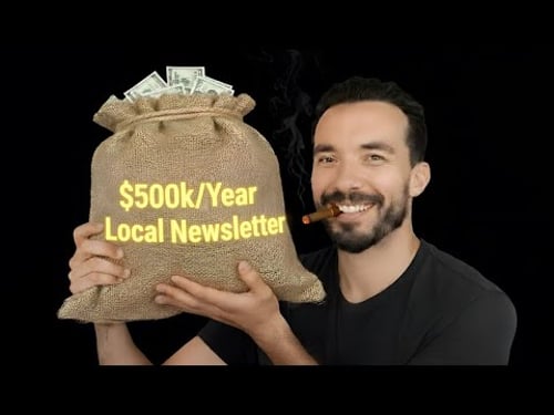 He Makes $500k/year with his AUTOMATED Local Newsletter