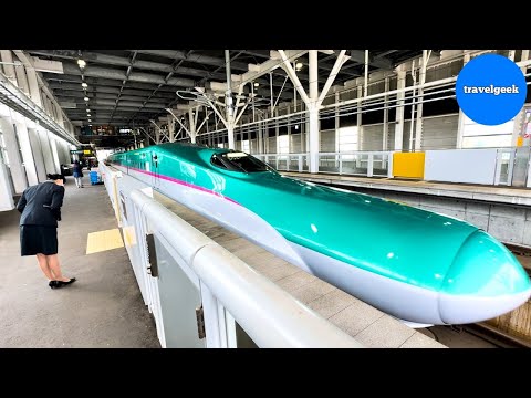 Riding Japan's FASTEST Bullet Train First Class from Tokyo to Hokkaido | Shinkansen Hayabusa