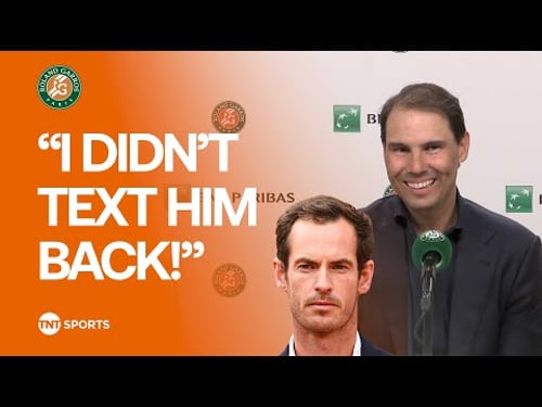 Rafael Nadal on his Roland Garros tribute ceremony and the funny message he got from Andy Murray 🤣