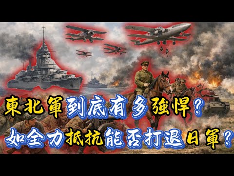 中國東北軍到底有多強悍?如果全力抵抗的話能打退日軍嗎?