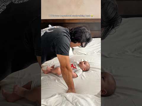 Cove is really starting to find his voice🥹 #newdad #babytalk #dadandbaby #familyshorts