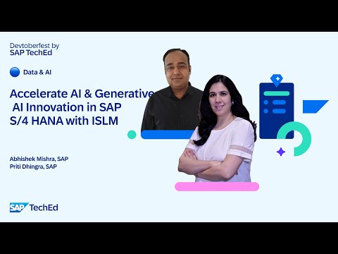 🔵 Accelerate AI & Generative AI Innovation in SAP S/4HANA with ISLM
