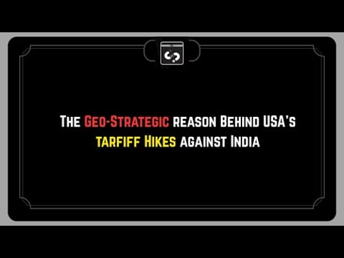 Geostrategic analysis of USA's Tariff hike on India