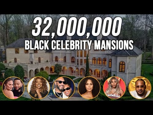 1 Hour Home Tour of Black Celebrity Mansions