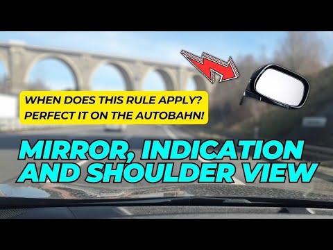 How to Use "Mirror, Indication and Shoulder View" Rule correctly
