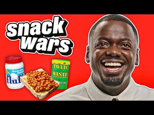 Daniel Kaluuya Rates American & British Snacks | Snack Wars