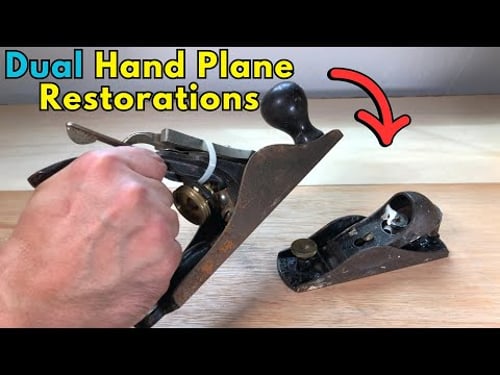 Bringing 2 Stanley Hand Planes Back to Life! - ASMR Restoration