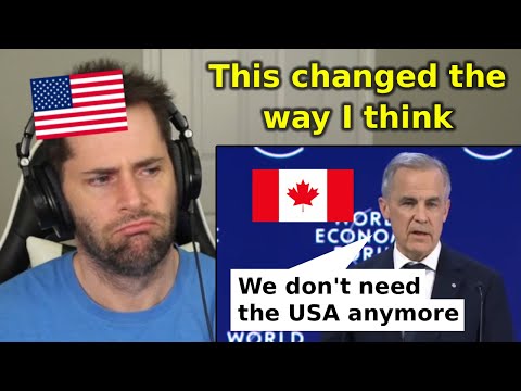 American Reacts to Mark Carney's Davos Speech (The End of US Dominance)