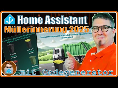 ♻️AWESOME! 🗑️Waste calendar in Home Assistant 2025, with waste collection schedule and code gener...
