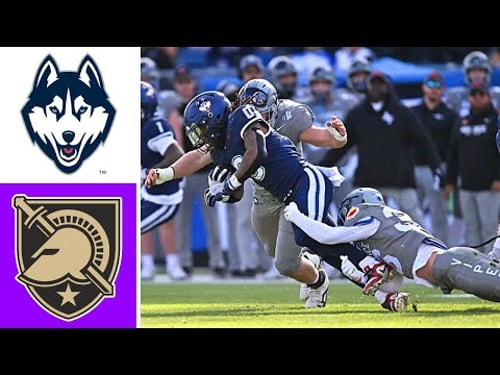 UConn vs Army Highlights | 2025 College Football Wasabi Fenway Bowl Championship