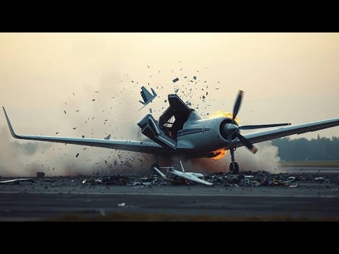 747 pilot flares too late