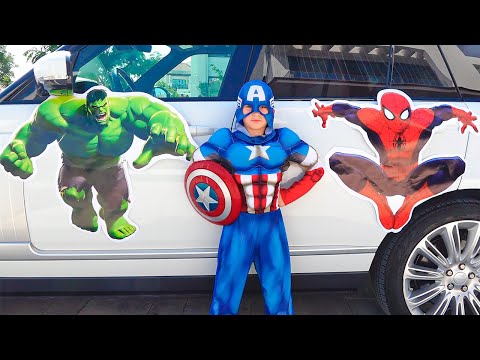 La magia de Vlad y Niki transforma autos de juguete e historias divertidas con autos para niños