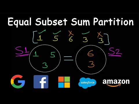 Partition equal subset sum | Equal sum partition | Dynamic Programming | Leetcode #416