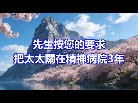 “先生,按您的要求把太太關在精神病院3年”,丈夫:我怎麼不知道?“您情人說是您的命令”,總裁丈夫聽後如墜冰窟